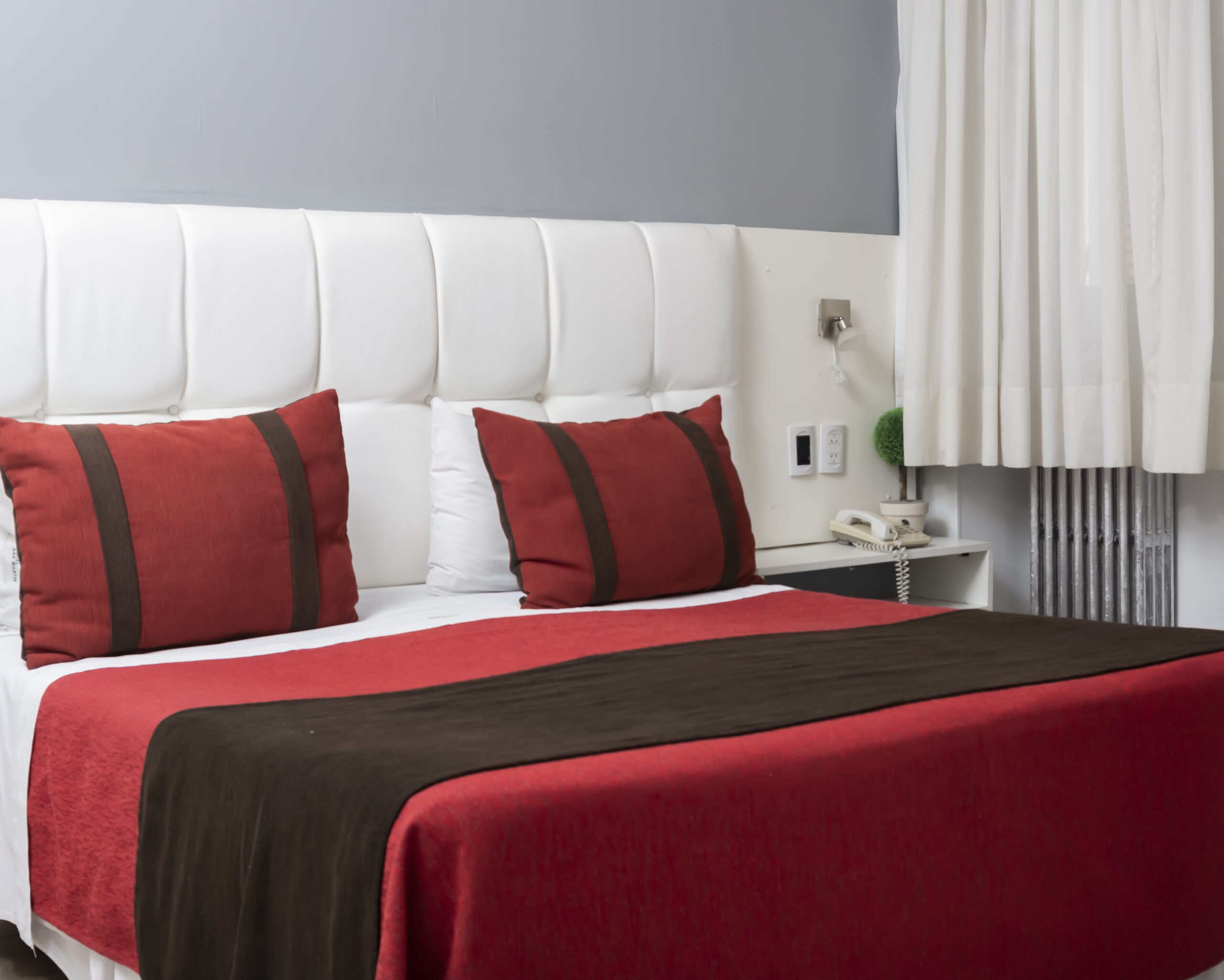 Habitación equipada del Hotel San Martín